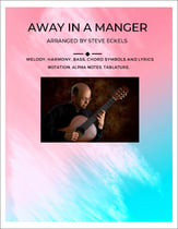 Away in a Manger Guitar and Fretted sheet music cover